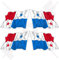 Panama-Flagge, Mittelamerika, Panamanisch, 50 mm, Vinyl, 4 Stück