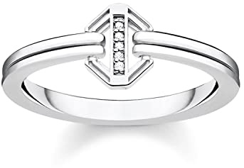 THOMAS SABO Damen-Ring Vintage silber 925 Sterling Silber D_TR0036-725-14-54