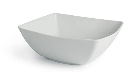 Excelsa Ensaladera cuadrada White Home, 23 x 23 cm, porcelana, color blanco
