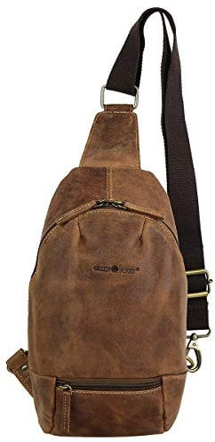 Greenburry Vintage Umhängetasche Leder 32 cm
