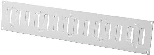 500x100mm Bianca Regolabile Griglia di Ventilazione in Metallo - Griglie D'Aerazione