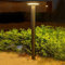 Arnusa LED Solar Sockelleuchte Gartenleuchte 98cm moderne Gartenlampe helle Solarlampe 360lm Aluminium Power Solar 3W kabellos Pollerleuchte Wegeleuchte
