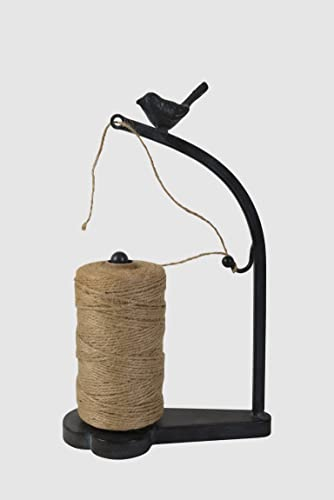 Nostalgischer Schnurhalter Schnur mit Spule aus Eisen H 30 cm Gartenschnur Blumenschnur Jutegarn