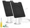 6W Solar Panel Charger Compatible with Google Nest Camera Outdoor & Indoor (Battery Version), Solar Power for Google Nest Cam, IP65 Weatherproof, w/Secure Wall Mount & Screwdriver, 13ft Cable, 2 Pack