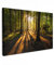 MuchoWow© Leinwand 60x40 cm Deko Schlafzimmer Aesthetic Leinwandbilder Wohnzimmer Gemälde Foto Geschenk Living Room Decoration Wandbilder Bild Wald - Sonne - Bäume - Landschaft - Natur