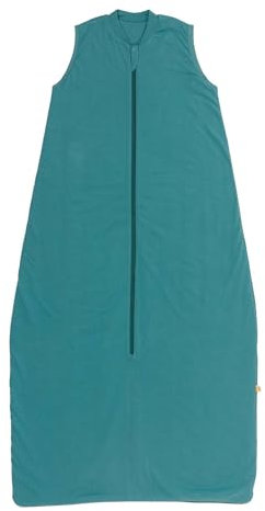 schlummersack Kinder Schlafsack Sommer 150 cm dünn Petrol | Sommerschlafsack 1.0 Tog 1 Tog Baby Schlafsack Sommer | Schlafsack Baby Sommer Frühling