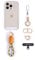 project-cb Phone Finger Ring Strap 1,Tether Tab 2,Phone Lanyard,Key Chain,Phone Accessories(MapleMosaic-G)