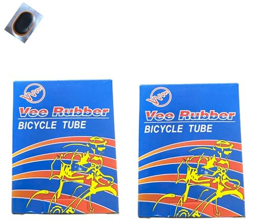 2 x VEE Rubber Fahrradschlauch 26 mit SV Ventil (Französiches Ventil) 26 x 1.00/1.50 inkl. maxxi4you Reifenheber