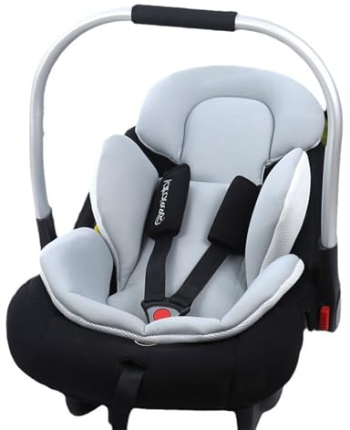 Baby Autositz Einsatzkissen, Baby Sitzverkleinerer Universal,2-in-1 Kopf Und Körperstützen Für Neugeborene, Extra Weiche Kinderwagen Kissenpolster Für Kinderwagen, Babyschale Und Autositze (A)