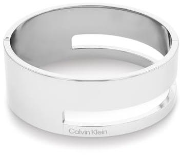 Calvin Klein Armreif für Damen Kollektion GEOMETRIC ESSENTIALS aus Edelstahl - 35000674