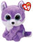 Ty Beanie Boos – Iris die lila Lupette mit großen und glitzernden blauen Augen, das Plüschtier mit großen glitzernden Augen – 15 cm – T36866