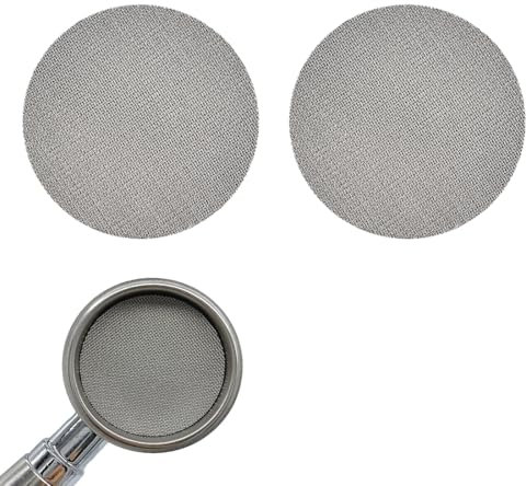 BEPSYOM 2 Unidades Puck Screen 51 mm de 1 mm/1,7 mm de Grosor, colador para portafiltros, Acero Inoxidable 316 de 150 μm, Accesorios para cafetera
