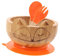 BESTonZON 1 Set Fuchs Kinderteller Essen Besteck Tablett Babyschale Kleinkind Futternapf Babybedarf Futternapf Für Kind Schalen Für Saugnäpfe Babygeschirr Holz