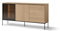VISSO VI-05 LED-Vitrine, Vitrine mit Beleuchtung, Kommode mit Glasvitrine (41T x 167B x 85H)