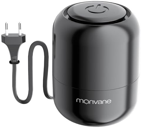 Bomba de Aire Eléctrica para Bolsas de Vacío, MONVANE Bomba Eléctrica para Bolsas de Vacío, 220V 40W, Bomba de Aire Portátil para Bolsas de Vacío de Viaje