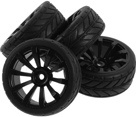 VANZACK 4stücke Plastik Räder Für Rc Spielzeugautos Ersatzteile Für Toy Car Langlebige Und Sichere Gummireifen Für Kinderfahrzeuge Einfach Zu Montieren