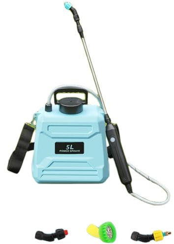 budiniao 5l/8l Spray Bottles, Sprayer 5l/8l Pressure, Pump Sprayer, Shoulder Usb Charging Irrigation for Indoor/Outdoor, 8L