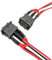 Switian 2 Stück DPDT Wippschalter, 6-polig Polaritätsumkehrschalter mit 21cm Kabel- Wasserdicht ON-OFF-ON Schalter für Wohnmobil, Boot, Auto AC 6A/250V 10A/125V