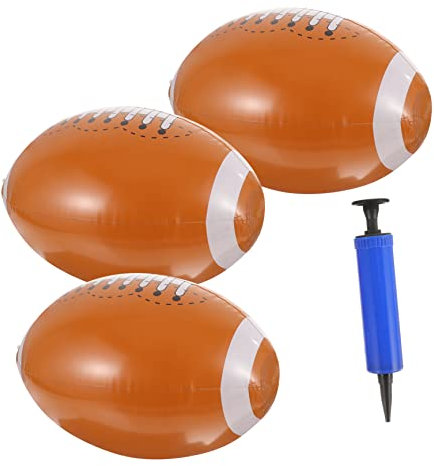 Yardwe Aufblasbarer Ball Für Schwimmbad Wasserbälle Schwimmend Für Aufblasbare Fußbälle Als Strandspielzeug Luftgefüllte Sommerbälle Mit Pumpe