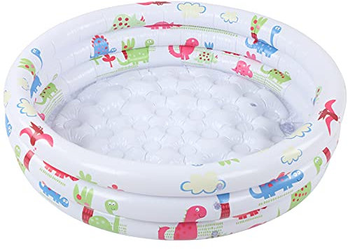 Piscine bébé Gonflable, Piscine pour Enfants Portable de 90 Cm, Piscine Légère Légère 100L Piscine pour Enfants en PVC Doux pour Une Utilisation Intérieure et Extérieure