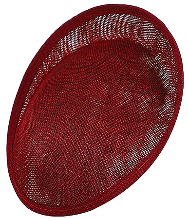 Eleganter Fascinator-Hut, Flachs-Basis, 1920er-Jahre-Tee-Hut für Mädchen und Frauen, Vintage-Pillbox, runde Untertasse, Fascinator für Damen