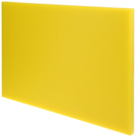 SHINEOFI Planche à Découper Cuisine en Pe Antidérapante et Facile à Nettoyer, Planche à Découper Jaune 38x28x1,8 Cm pour Cuisines à Domicile et Hôtels