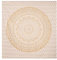 THE ART BOX Indie Wandteppich Baumwolle Mandala Wandbehang Deko Teppich Aesthetic Room Decor Dekoration Wandtuch/Strandtuch Wohnzimmer Indische Tücher Schlafzimmer, Gold und Weiß, 135x210 Cm