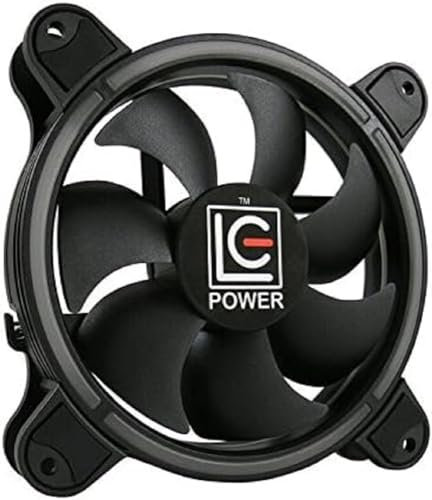 LC-Power LC-CF-RGB-Combo Lüfter, Kühler und Kühlkörper für PC-Gehäuse – 12 cm, 1200 U/min, 1500 U/min, 25 dB