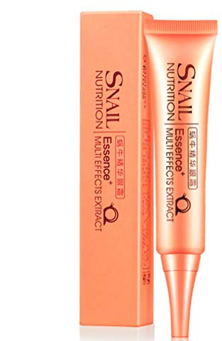 Sonew Schnecken-augencreme, Snail Eye Cream für Anti-Aging, Gegen Augenringe und Schwellungen, natürliche Schnecke Schleim feuchtigkeitsspendende Eye Serum Essence fest und Straffen Hautpflege