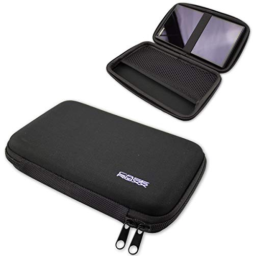 GPS-Tasche für Garmin DriveSmart 65 / DriveSmart 71 – Hardcase mit Gummizug & Zubehörfach – stoßfest & ideal für unterwegs