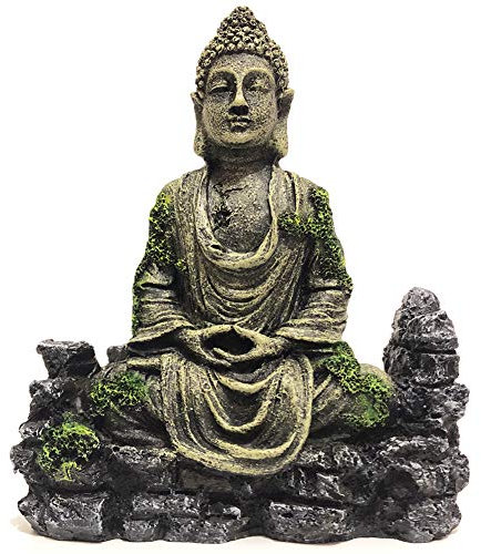 SLOCME Buddha Statue Dekoration für Aquarium - Dekor Ornament