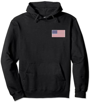 Amerikanische Flagge American Flag USA Flaggen Damen Herren Pullover Hoodie