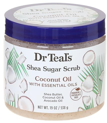 Dr. Teal's Shea Sugar Scrub Coconut Oil 480g