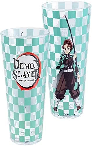 Demon Slayer Trinkglas - Offiziell lizenzierter Becher für kalte Getränke, Anime Merch, Geschenk für Anime-Fans
