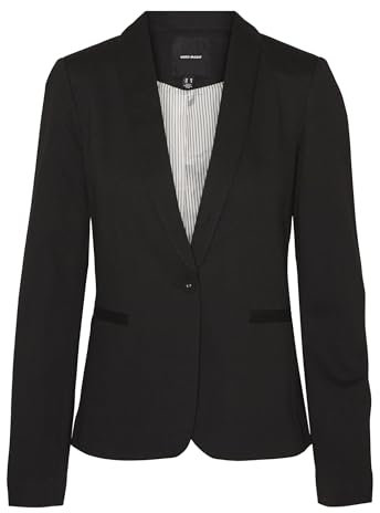 VERO MODA Vmharukimo LS Classic Blazer Noos, Schwarz, 36 para Mujer