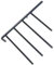Whirlpool Dishwasher Rack, Flat Rack, Plastic, Built-In, Freestanding, Countertop, 240 Volts, 6 Settings