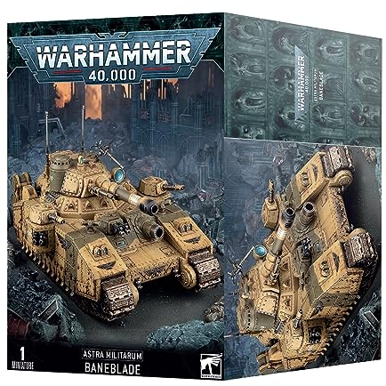 Games Workshop Warhammer 40k - Astra Militarum Baneblade (2023), Schwarz