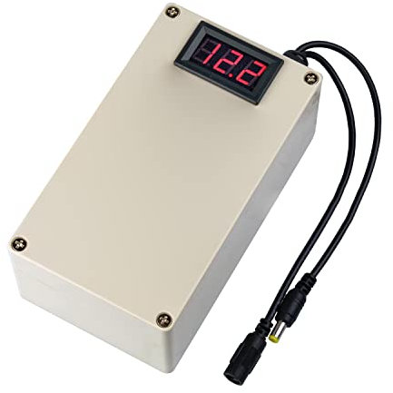 HJGHY Batterie au Lithium 12V 30000mAh 20000mAh 10400mAh Batterie Li-ION polymère avec boîtier étanche et Protection BMS Utilisation pour Batterie de Remplacement de Moteur,12v,20Ah