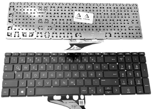 T-ProTek Tastiera tedesca – Tastiera compatibile per HP 250 G7 SP