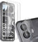AnnhanT Schutzfolie für Nothing Phone 2 Panzer Schutz Glas 2 Stück + Nothing Phone 2 Kameraschutz Schutzglas 2 Stück - 9H Displayschutz/Kratzfest. Panzerfolie für Nothing Phone 2