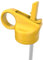 SHO Reusable Straw Lid for SHO Bottle - 260ml, 375ml & 500ml - BPA Free (Lemon Yellow, 500ml)