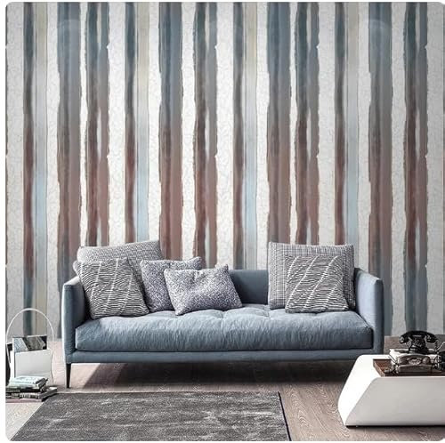 XDOUBAO 3D Wallpaper Abstract Art Ink Painting Vertical Stripe Wallpaper for Bedroom Living Room TV Background Wall Mural,3D,150x105cm