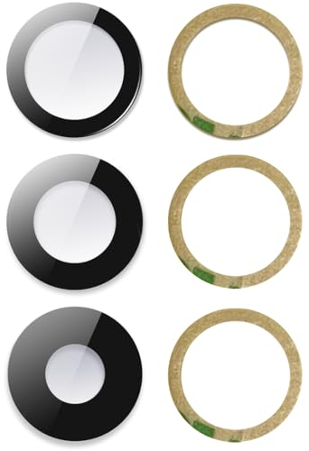 COVALT® Replacement Lens for iPhone 15 Pro Rear Camera Glass Replacement | Repair Broken Lens | with Adhesive Included