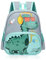 Kindergartenrucksack Jungen Dinosaurier Rucksack Kinderrucksack Jungen, Wasserdicht Vorschule Kleinkind Schulrucksack Kindergarten Schultasche für 2-6 Jahre (Grau)