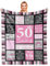 YESTUTI 50 Geburtstag Frauen, Geschenke zum 50 Geburtstag Frau, Geburtstagsgeschenk 50 Jahre Frau, Deko 50.Geburtstag Frau Mutter,50. Geburtstag Frauen, Geschenke für Frauen 50 Jahre, Decke 150x130CM