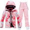 AYWTIUN Skianzug Damen Frauen Ski Anzug Winter Winddicht wasserdichte Snowboard Jacke Hosen Schnee Walking Kleidung Weibliche Schneeanzug(12,M)