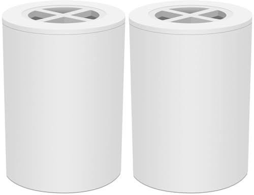 Slirceods A01 Multi-Stage Shower Filter Replacement Compatible with Afina Filtered Shower Head for Hard Water, Filters Chlorine and Other Impurities,2 Pack,