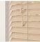 Natural Oak 50mm Faux Wood Venetian Blinds Fine Grained With Strings 120cm Drop 130cm Wide