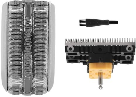 Tête De Rasoir De Rechange 51S, Compatible avec Le Rasoir Braun Series 5 51S, Argent