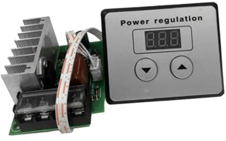 WATTSBVD A15R -4000W 220V AC SCR Spannungsregler Dimmer Elektromotor Drehzahl Temperaturregler + Digitalzähler for Warmwasserbereiter